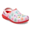Classic Lined Elevated Sweethearts Clogs «Vermelho Branco»