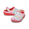 Classic Lined Elevated Sweethearts Clogs «Vermelho Branco»