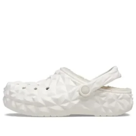 Classic Lined Geometric Clog «Branco»