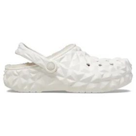 Classic Lined Geometric Clog «Branco»
