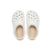 Classic Lined Geometric Clog «Branco»