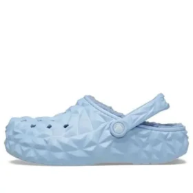 Classic Lined Geometric Clogs «Azul»