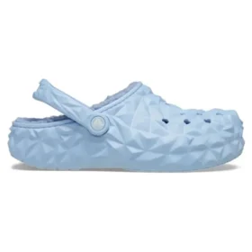 Classic Lined Geometric Clogs «Azul»