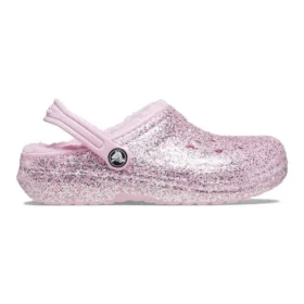 Classic Lined Glitter Clogs «Pink»