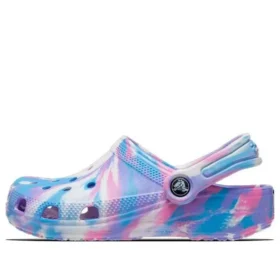 Classic Marbled Clog «Azul, Roxo e Rosa»