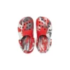 Classic Marbled Clogs “Branco Vermelho Cinza”