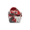 Classic Marbled Clogs “Branco Vermelho Cinza”