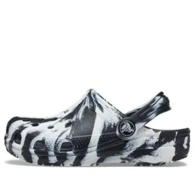 Classic Marbled Clogs «Preto Branco»