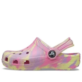 Classic Marbled Clogs «Rosa Amarelo»