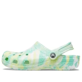 Classic Marbled Clogs «Verde Amarelo»