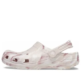 Classic Marbled Clogs «White Pink»