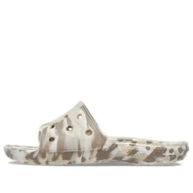 Classic Marbled Sandals «White Brown»