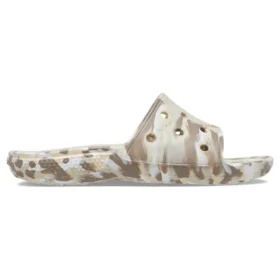 Classic Marbled Sandals «White Brown»
