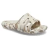 Classic Marbled Sandals «White Brown»