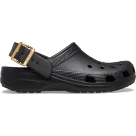 Classic Metallic Buckle Clog