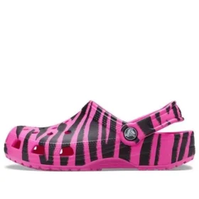 Classic Out of This World Clogs «Electric Pink Black»