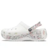 Classic Platform Americana Paisley Clogs «Branco»