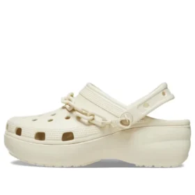 Classic Platform Clog com corrente «Bone»