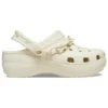 Classic Platform Clog com corrente «Bone»