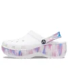 Classic Platform Clog «Dream» «Branco Roxo»