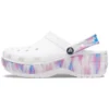 Classic Platform Clog «Dream» «Branco Roxo»