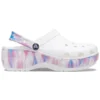 Classic Platform Clog «Dream» «Branco Roxo»
