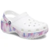 Classic Platform Clog «Dream» «Branco Roxo»