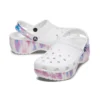 Classic Platform Clog «Dream» «Branco Roxo»