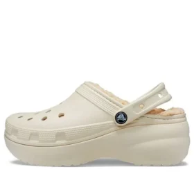 Classic Platform Lined Clog «Bone»