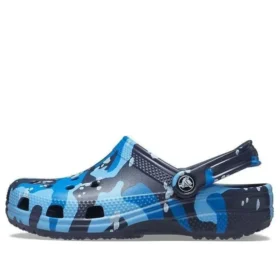 Classic Printed Camo Clogs «Blue Navy»