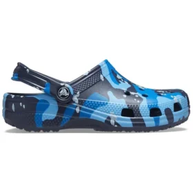 Classic Printed Camo Clogs «Blue Navy»