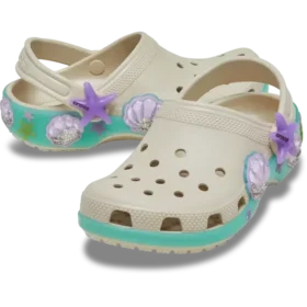 Classic Sea Sparkle Shaker Clog para criança