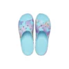 Classic Slide de plataforma com estampado de palmeiras «Blue Multi-Color»