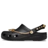 Classic Tiara Clogs «Black Gold»