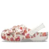 Classic Timeless Clash Roses Clogs «White Rose»