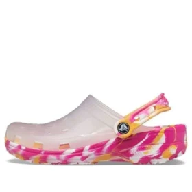 Classic Translucent Marbled Clogs «Transparente Rosa»