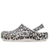 Classic Warped Logo Clogs «Branco Preto»