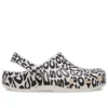 Classic Warped Logo Clogs «Branco Preto»