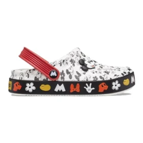 Classic x Mickey Mouse Clogs «Branco Vermelho Preto»