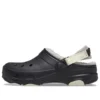 Clogs All-Terrain com forro “Preto Branco”