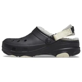 Clogs All-Terrain com forro “Preto Branco”
