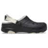 Clogs All-Terrain com forro “Preto Branco”