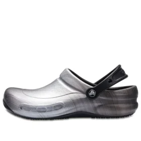 Clogs Bistro Graphic «Silver Black»