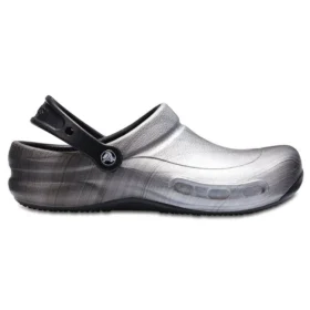 Clogs Bistro Graphic «Silver Black»