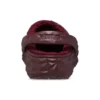 Clogs geométricos forrados «Dark Cherry»