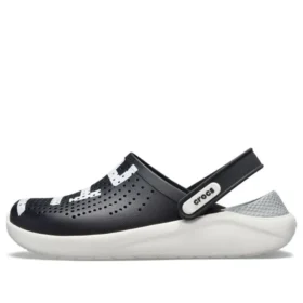 Clogs LiteRide com logótipo «Preto Branco»
