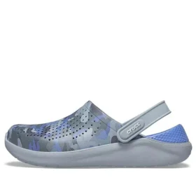 Clogs LiteRide com padrão camuflado «Azul Cinza»