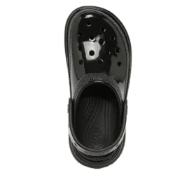 Clogs Stomp de alto brilho «Preto»