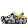 Clogs Vacay Vibes com forro «Black Daisy»