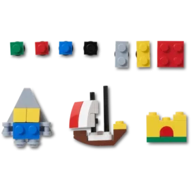 Conjunto de 10 berloques Jibbitz da marca Lego®